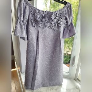 Lavender off shoulder dress one size(fit US 0-4)